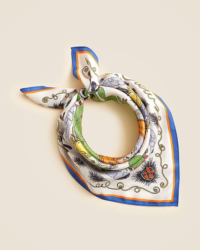 Masseria San Domenico X J.crew Silk Bandana