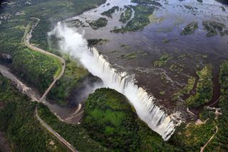 Victoria Falls and Zambezi River