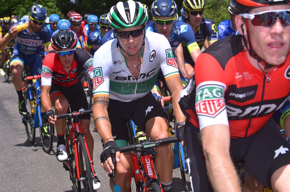 Nicolas Roche on stage 6 of the Crit&eacute;rium du Dauphin&eacute;
