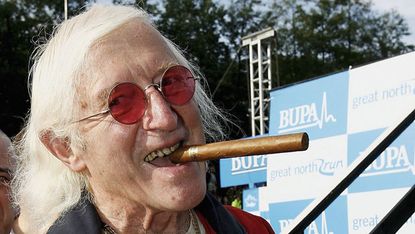 Jimmy Saville at The Bupa Great North Run