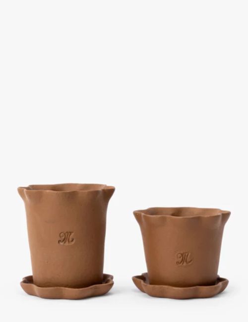 Terracotta Ripple Planter