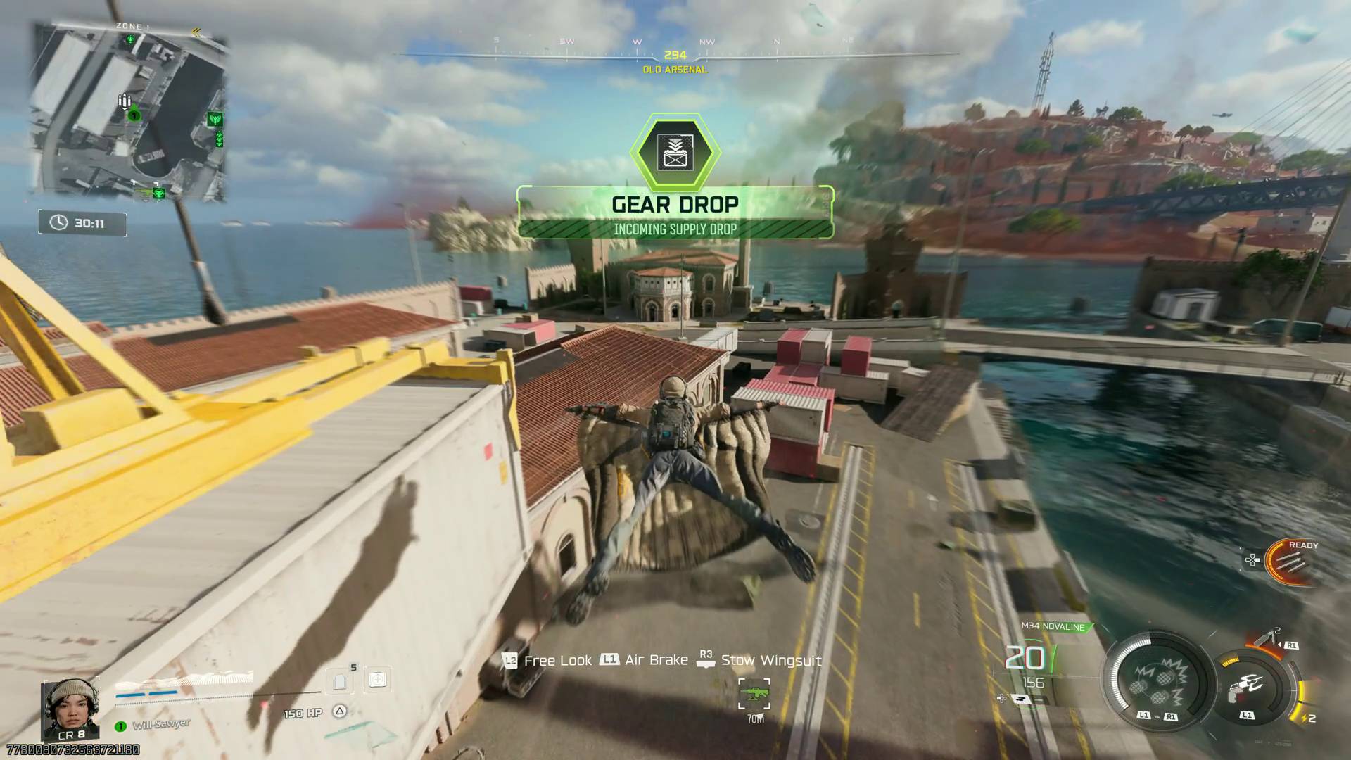 Call of Duty Black Ops 7 Endgame mode wingsuit flight