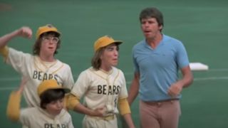 The Bears yelling "Let them play" in The Bad News Bears in Breaking Training