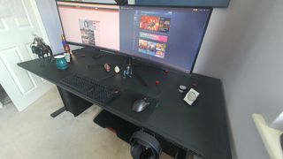 Rob's PC gaming desk