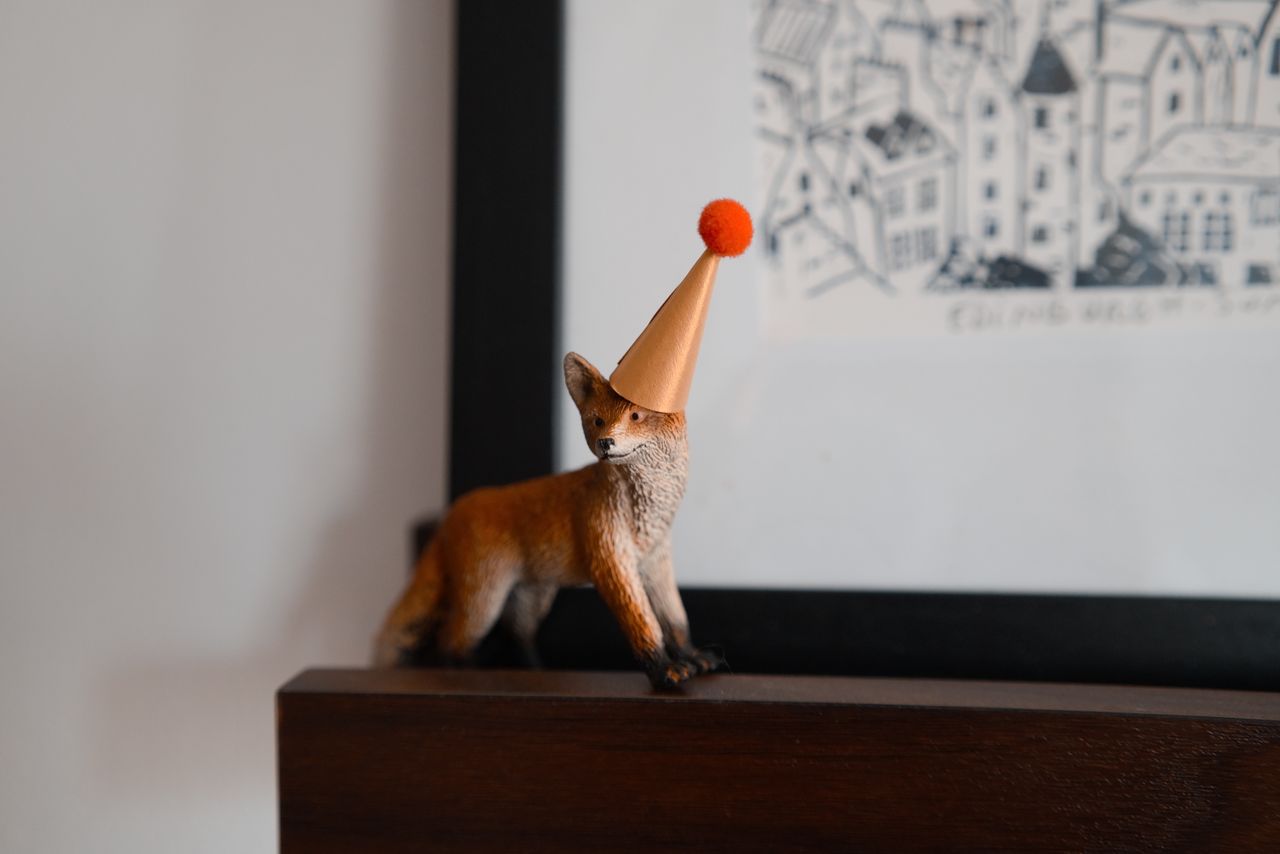 A photo of a fox miniature taken on a Sigma BF