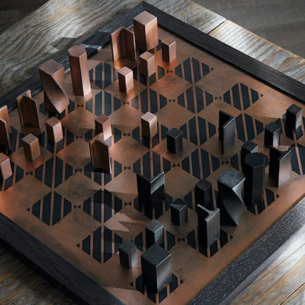 Etsy, TWIST - Modern Chess Set