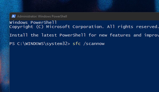 A screenshot of the Windows 11 PowerShell utility