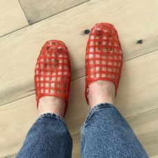 Vince Barcelona Jelly Sandals in Red