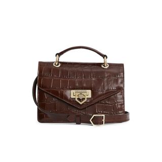 Loxley conker croc Crossbody Bag