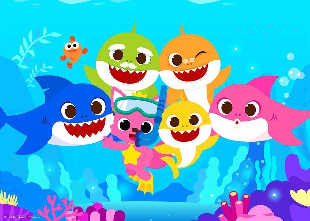 An image from the &amp;quot;Baby Shark&amp;quot; music video. 