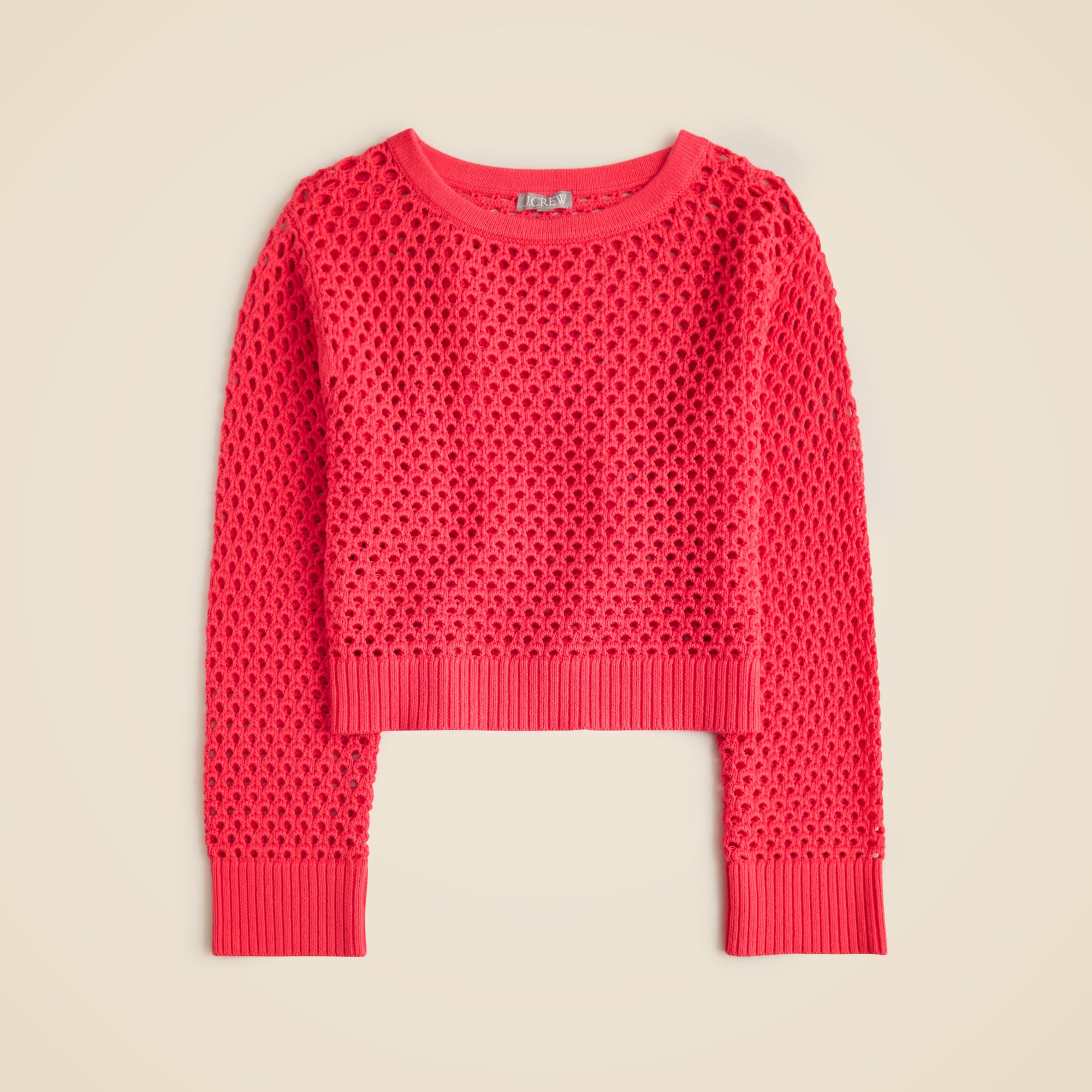Pointelle Boatneck Sweater