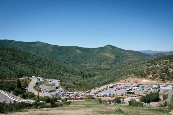 Clear skies in Park City for the Tour of Utah prologue