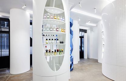 Dover Street Parfums Market, Paris interior