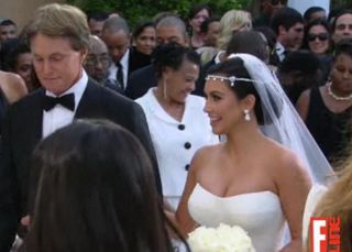 Kim Kardashian and step father Bruce Jenner