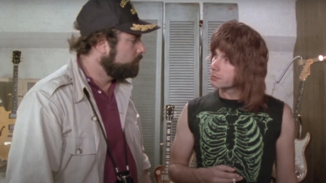 Rob Reiner y Christopher Guest Hablando en una sala de estudio en esto es Spinal Tap