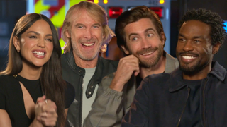 'Ambulance' Director Michael Bay and stars Jake Gyllenhaal , Yahya Abdul Mateen II and Eiza Gonzalez in an interview with CinemaBlend.