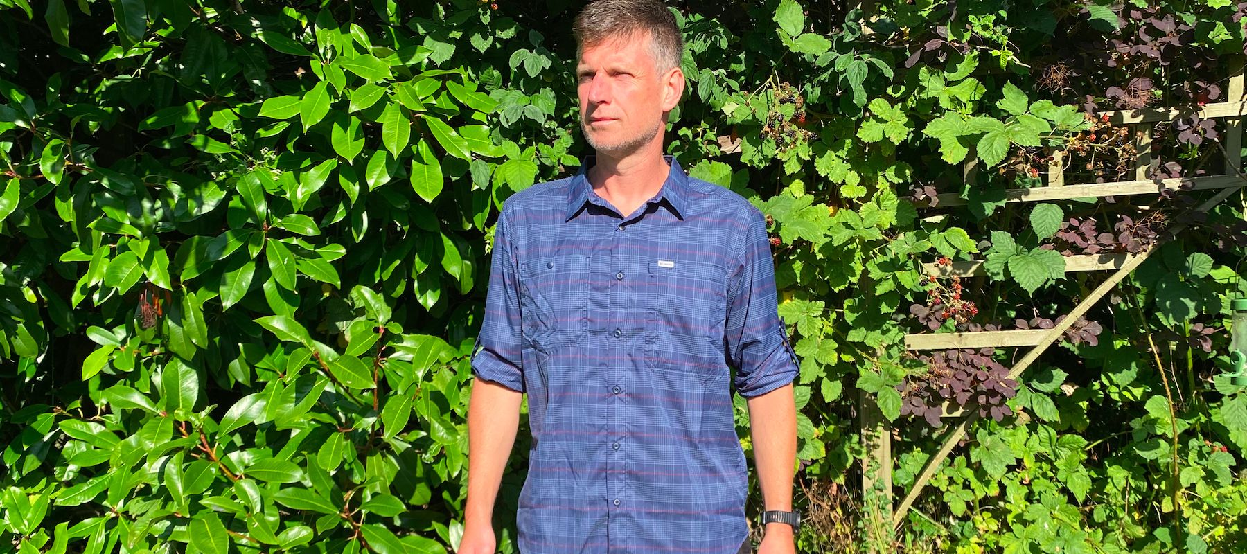 Camicia da trekking da uomo Silver Ridge Utility Lite