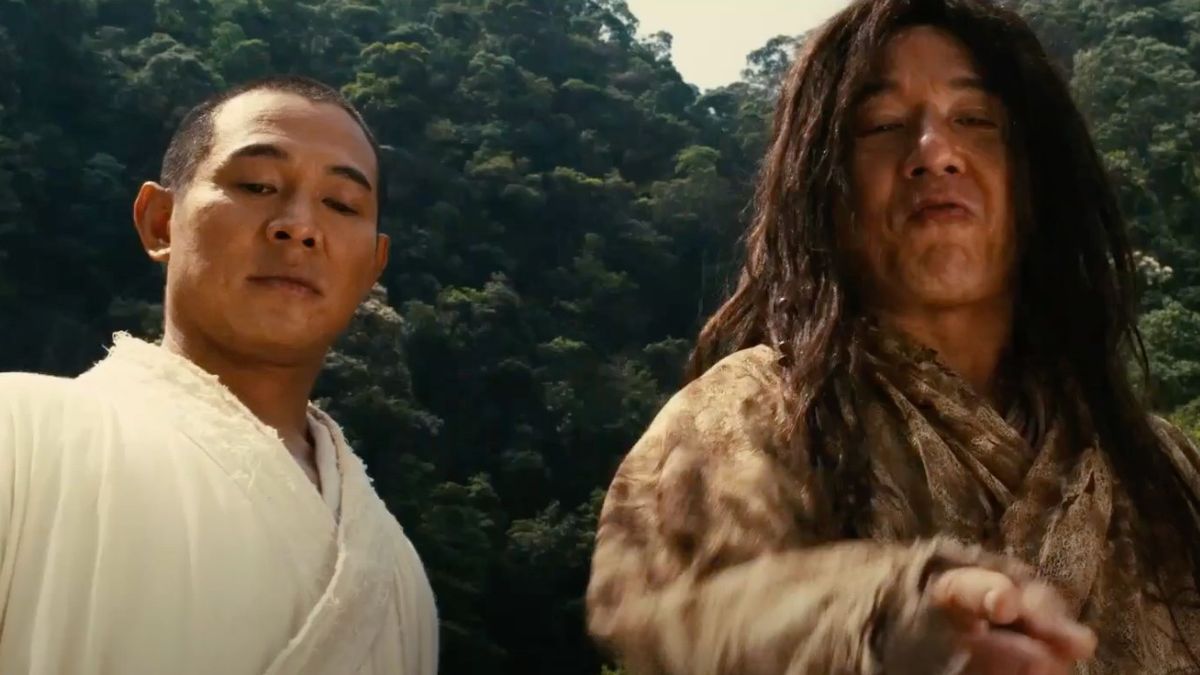 Jet-Li and Jackie Chan star in The Forbidden Kingdom