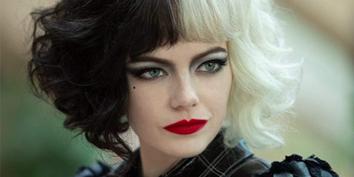 Emma Stone as Cruella in the Disney live-action movie