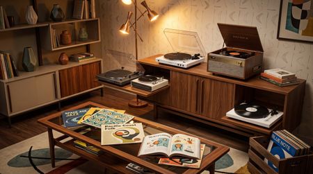 Turntable vinyl players