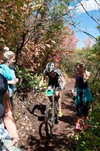 Alex Grant (Cannondale Factory Racing) looking strong en route to victory at Park City