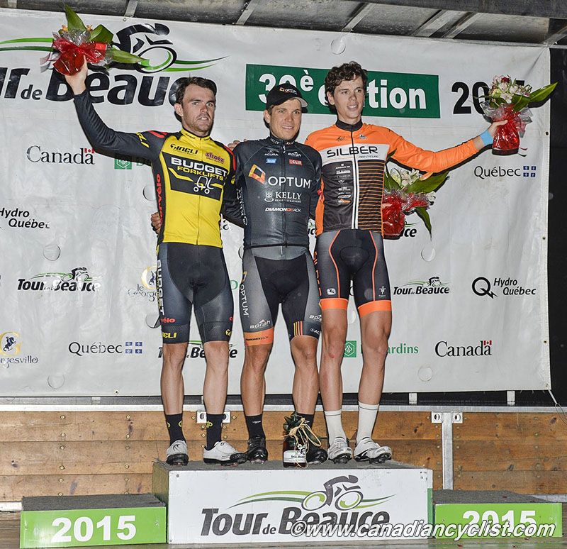 Podium: Jack Bobridge, Guillaume Boivin, Matteo Dal-Cin.