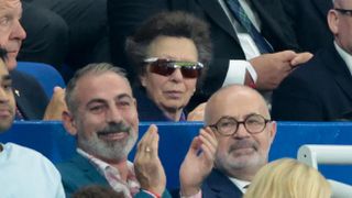 Princess Anne attends the Rugby World Cup France 2023 match