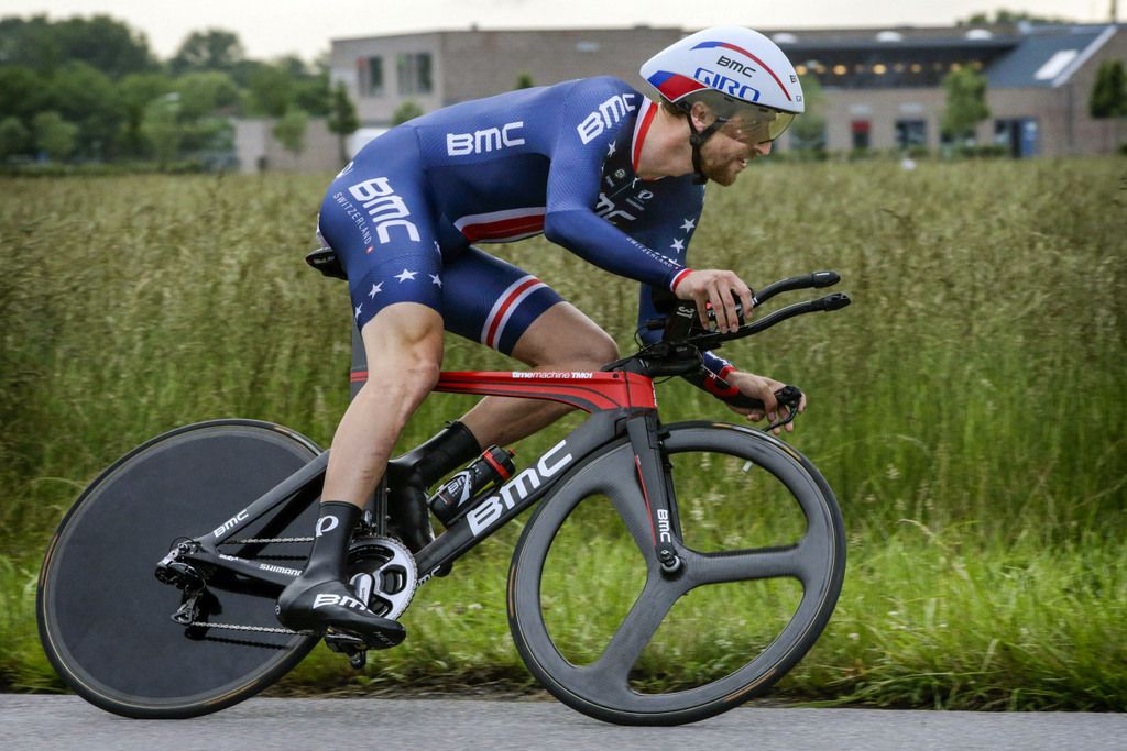 BMC's Taylor Phinney in the stars-n-stripes