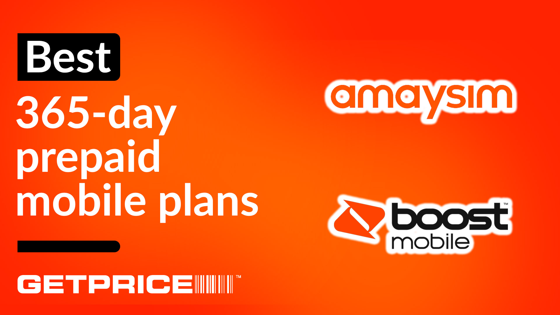 Best 365day prepaid mobile plan in Australia for December 2023 Getprice