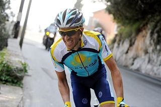 Contador shed his last rivals on the col d'Eze, but was caught on the descent.