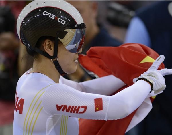 China thought they'd won gold in the women's team sprint but were relegated to silver