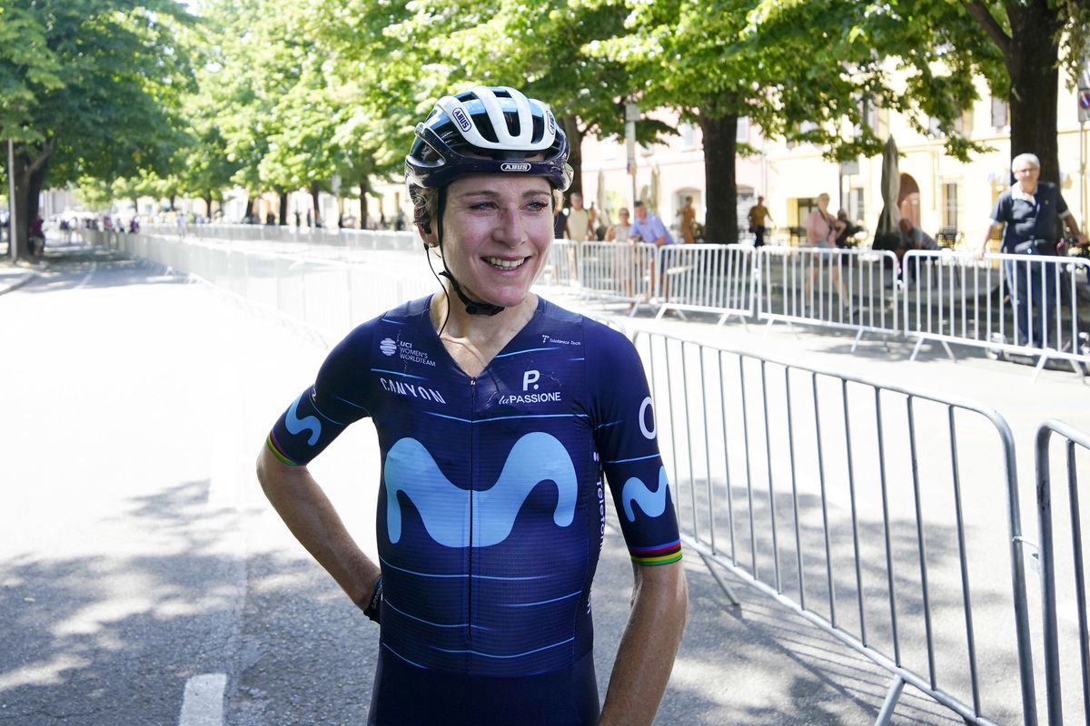 Giro d'Italia Donne 2022 - 33rd Edition - 4th stage Cesena - Cesena 120,9 km 04/07/2022 - Annemiek Van Vleuten (NED - Movistar Team) - photo Massimo Fulgenzi/PMG Sport/SprintCyclingAgency&Acirc;&copy;2022