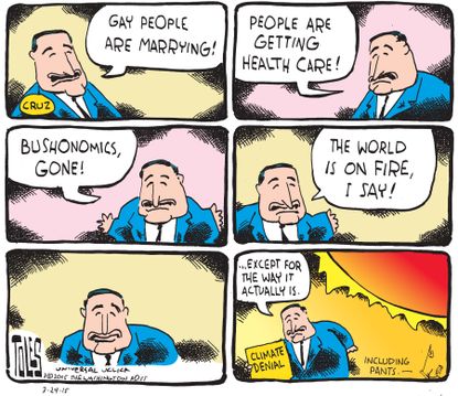 Political cartoon U.S. Ted Cruz