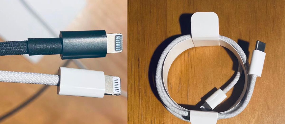 iPhone 12's fancy braided USB-C to Lightning cable leaks