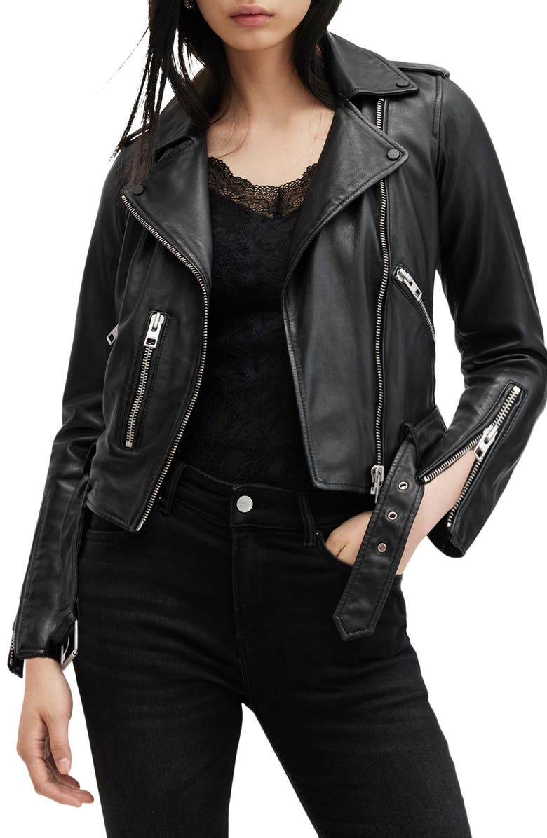 Balfern Leather Biker Jacket