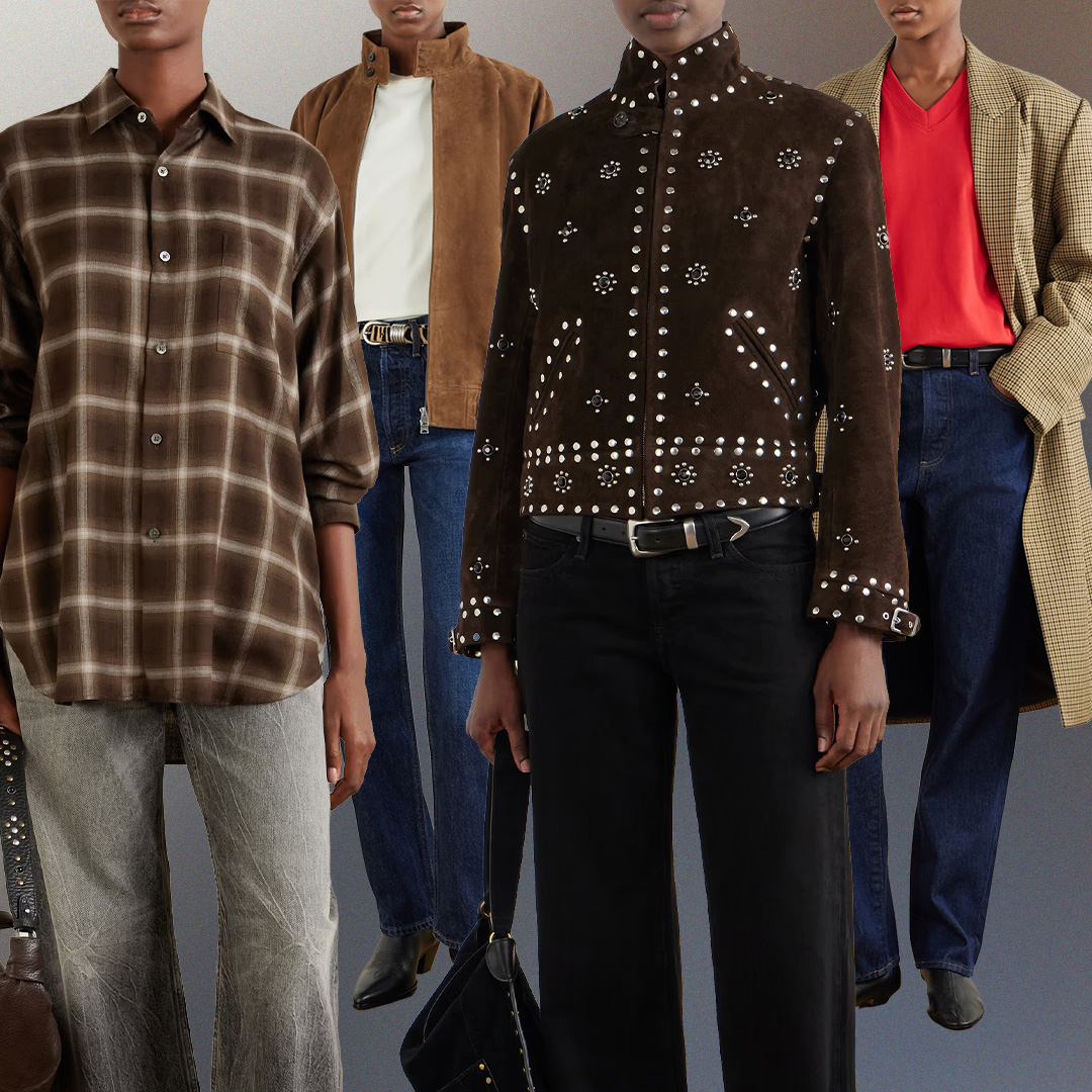 Collage of Net-A-Porter Fall Outfits