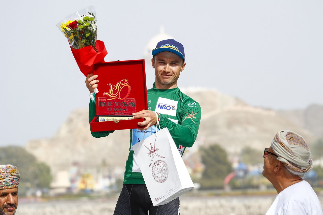 Alexey Lutsenko (Astana) also won the green jersey after Kristoff crashed out