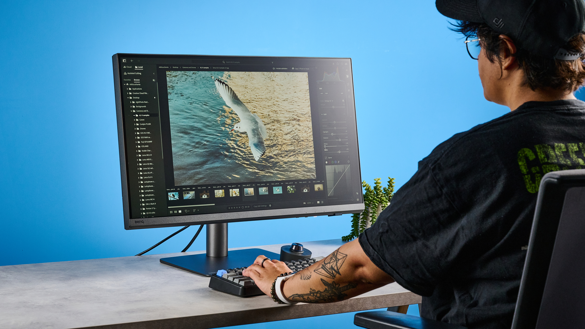 A BenQ Creative Pro PD2732U productivity monitor