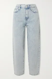 Frame Barrel high-rise tapered jeans $280 $168 | Net-A-Porter
