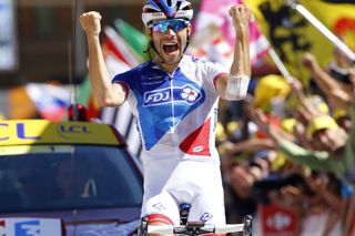 Thibaut Pinot wins stage twenty of the 2015 Tour de France