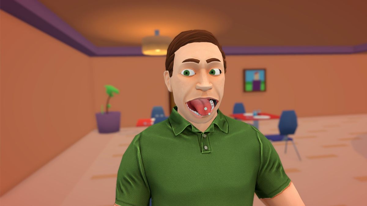 Speaking Simulator is better than a joke sim has any right to be | PC Gamer