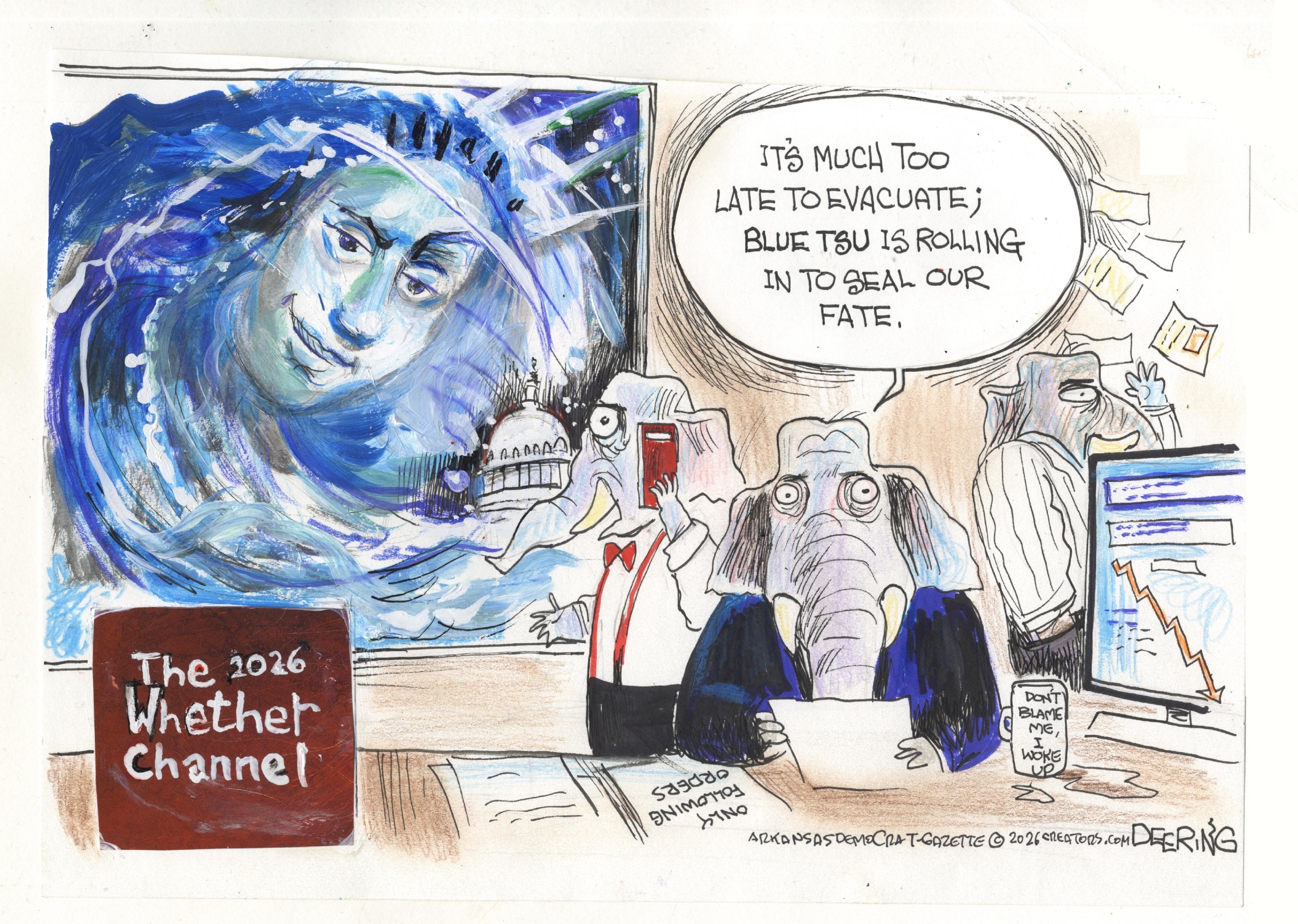Political cartoon