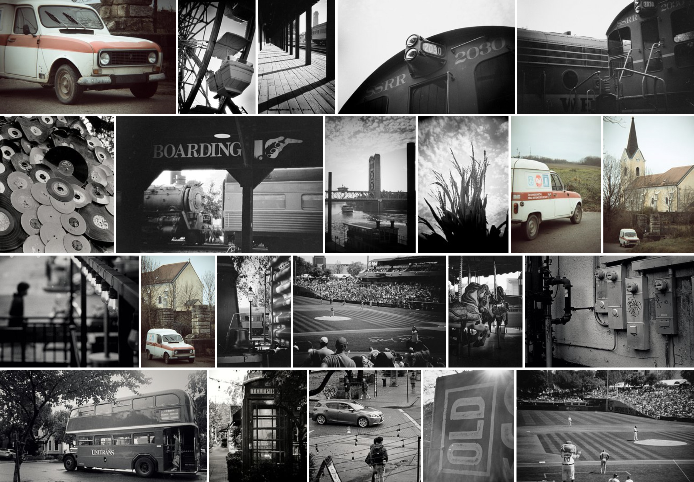 Screenshot of Holga HL-C 60mm f/8 sample images from Lomography