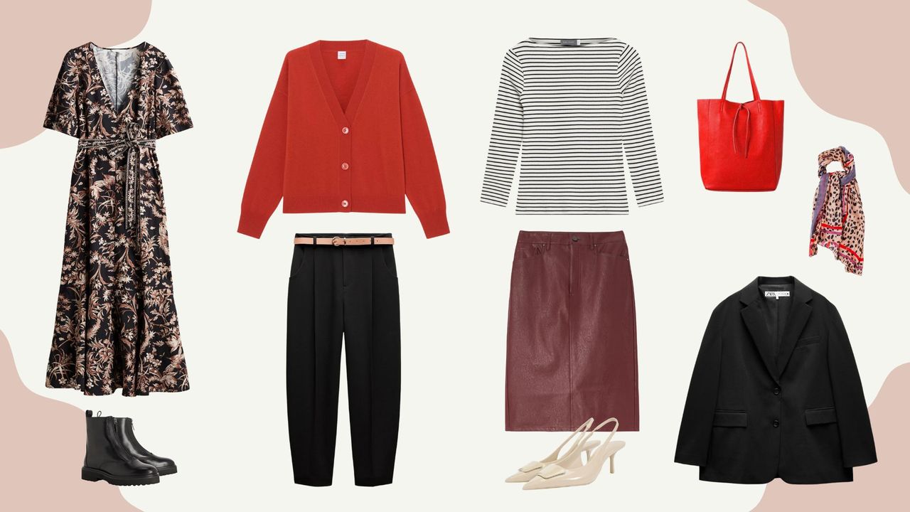 A round up of the items suited to a capsule wardrobe for women over 50 