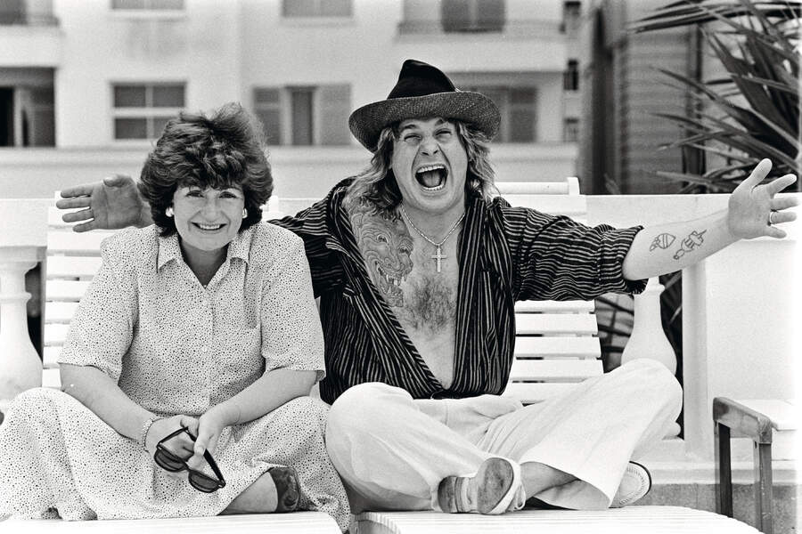 Ozzy Osbourne and Sharon Osbourne in Brazil, 1985