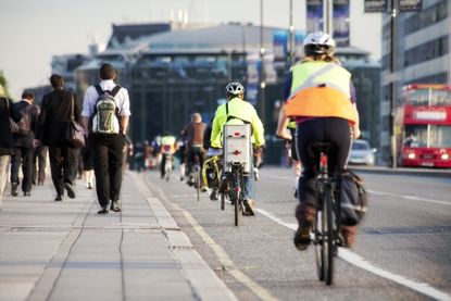 Cyclists in London