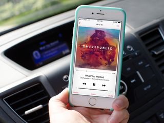 iPhone 6 playing music on a car Stereo