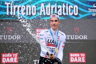 Juan Ayuso (UAE Team Emirates) wins stage 1 at Tirreno-Adriatico