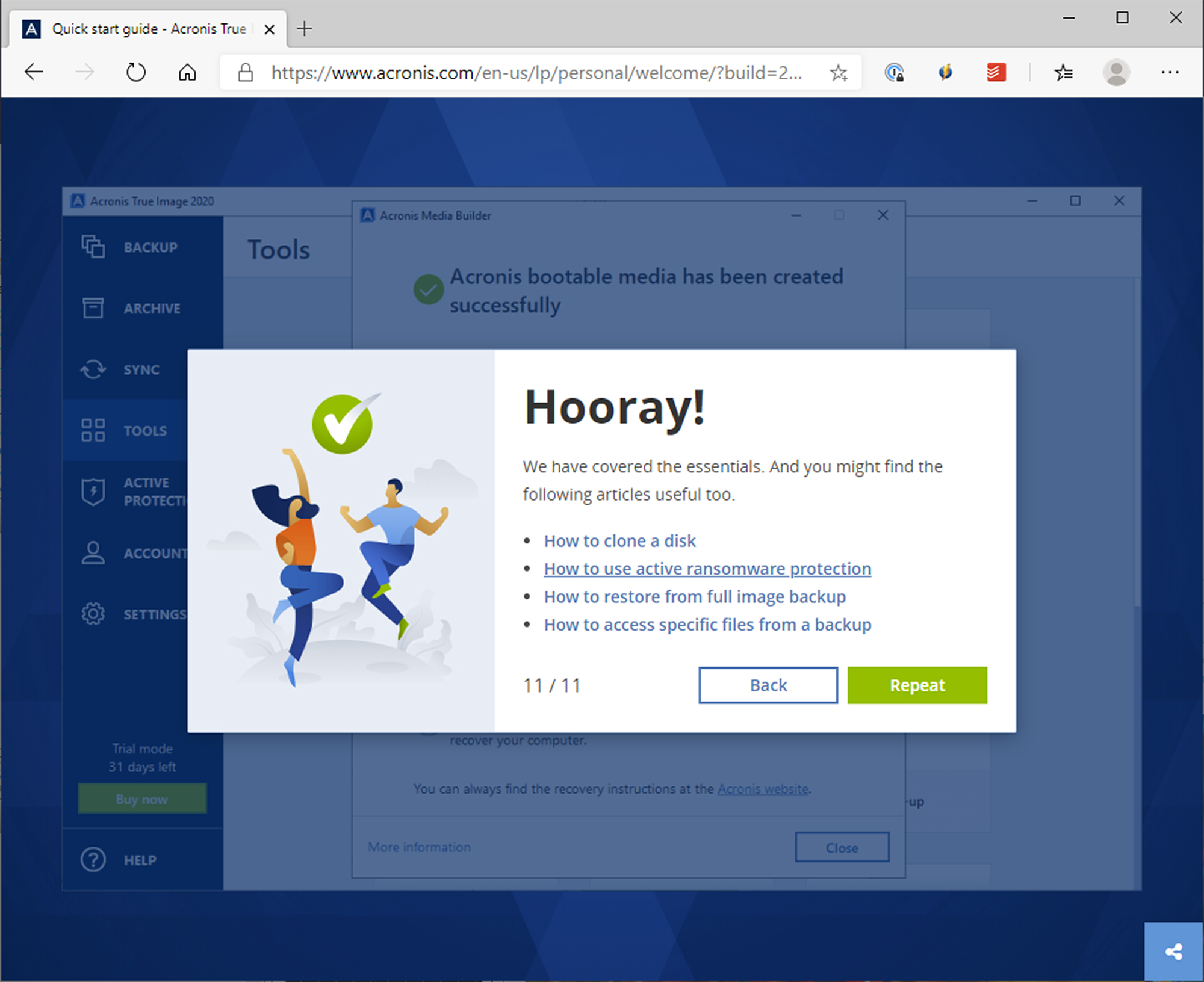 Acronis True Image cloud backup review