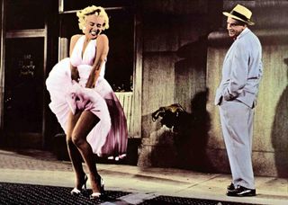 The 1955 film "The Seven Year Itch' starring Marilyn Monroe.